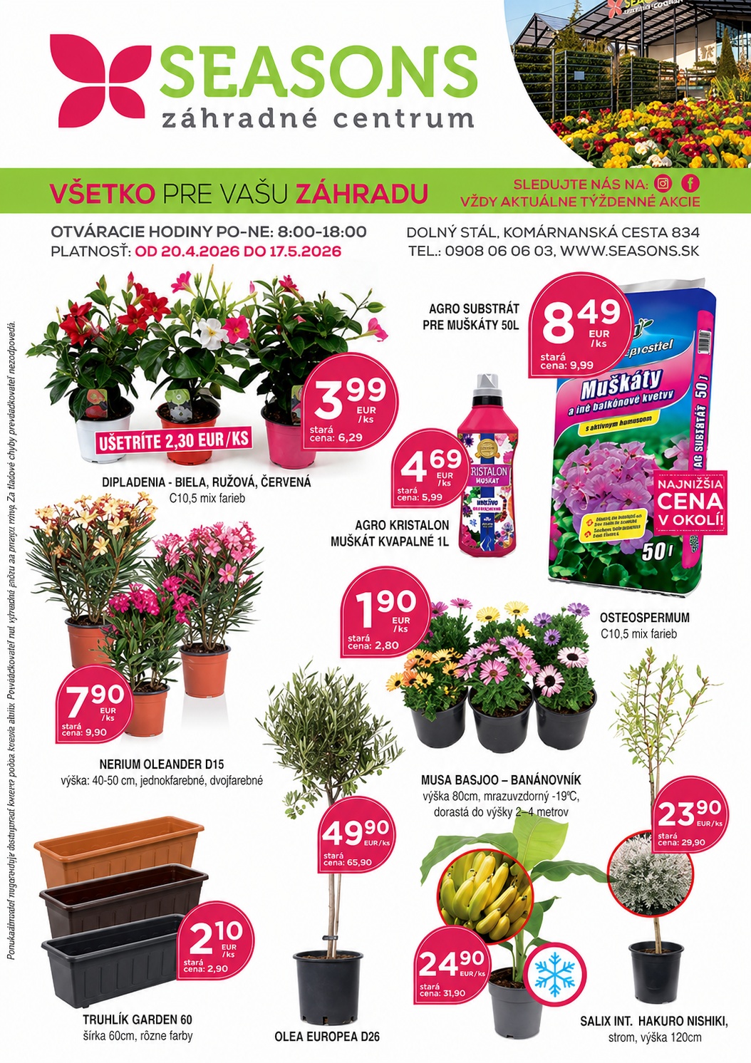 Seasons Leták JAR 2026